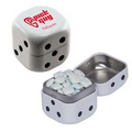 Dice Mint Tin w/ Sugar Free Gum